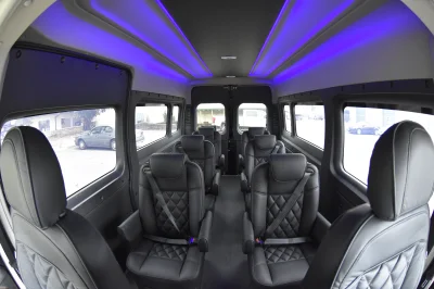 RAM PROMASTER SHUTTLE PRESIDENTIAL SEATING LUXURY CHAIRS 8 PASSENGER CONVERSION VAN HOTEL AIRPORT - 2020 RAM PROMASTER SHUTTLE - Image 28 of 30