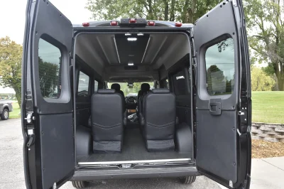 RAM PROMASTER SHUTTLE PRESIDENTIAL SEATING LUXURY CHAIRS 8 PASSENGER CONVERSION VAN HOTEL AIRPORT - 2020 RAM PROMASTER SHUTTLE - Image 9 of 30
