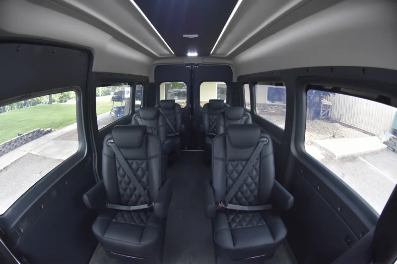 RAM Promaster Luxury Shuttle 8 Passenger Van Removeable seating simple Build Family Travel - Waldoch by Waldoch Crafts