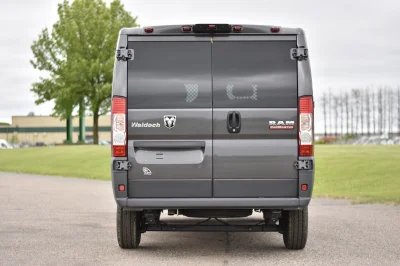 RAM PROMASTER CUSTOM PARTITION WALL WITH SINGLE SWIVEL SEAT IN VAN - 2020 RAM PROMASTER WORK - Image 5 of 17