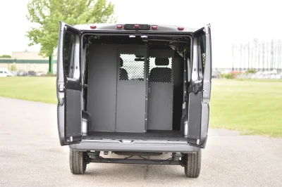 RAM PROMASTER CUSTOM PARTITION WALL WITH SINGLE SWIVEL SEAT IN VAN - 2020 RAM PROMASTER WORK - Image 7 of 17