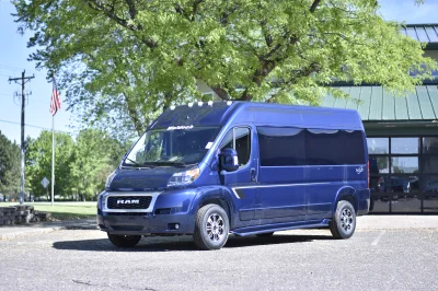 2021 RAM PROMASTER GALAXY 9-PASSENGER - PATRIOT BLUE WITH GREY/BLACK INTERIOR WALLS AND PEWTER SEATING - 2021 RAM PROMASTER GALAXY - Image 1 of 42