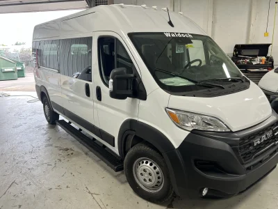 2024 RAM PROMASTER 12 PASSENGER SHUTTLE PACKAGE - BRIGHT WHITE (PW7) - GRAY SEATING - 2024 RAM PROMASTER SHUTTLE - Image 3 of 18