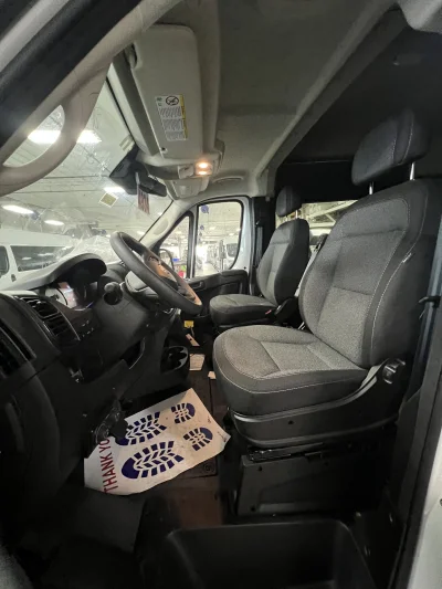 2024 RAM PROMASTER  159''  - 12 PASSENGER SHUTTLE PACKAGE - BRIGHT WHITE (PW7) - GRAY SEATING - 2024 RAM PROMASTER SHUTTLE - Image 8 of 18
