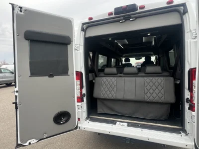 2025 RAM PROMASTER - 9 PASSENGER ASCENT GALAXY PACKAGE - BRIGHT WHITE - PEWTER AND BLACK SEATING - 2025 RAM PROMASTER GALAXY - Image 10 of 18