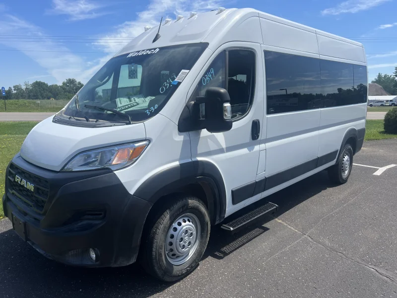 2025 Ram Proamaster 2500 - Mobility Package - Bright White (PW7) - Gray Seating by Waldoch Crafts