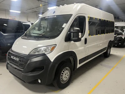 2025 RAM PROMASTER - 10 PASSENGER SHUTTLE - BRIGHT WHITE - GRAY SEATING - 2025 RAM PROMASTER SHUTTLE - Image 16 of 18