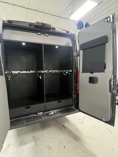 CUSTOM GOLF VAN UNIVERSITY CONVERSION VANS 9 PASSENGER GRANITE LUXURY TRAVEL TEAMS VEHICLE BY WALDOCH - 2026 RAM PROMASTER GALAXY - Image 3 of 18
