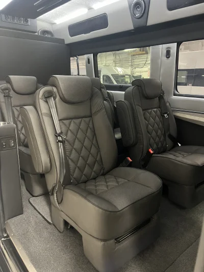 CUSTOM GOLF VAN UNIVERSITY CONVERSION VANS 9 PASSENGER GRANITE LUXURY TRAVEL TEAMS VEHICLE BY WALDOCH - 2026 RAM PROMASTER GALAXY - Image 1 of 18
