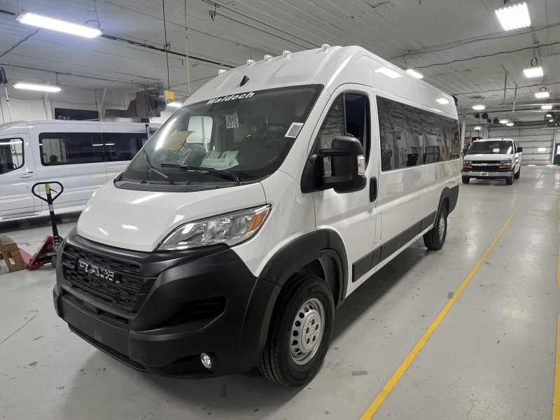 2026 Ram Promaster - 8 Passenger Mobility - Bright White - Gray Seating by Waldoch Crafts
