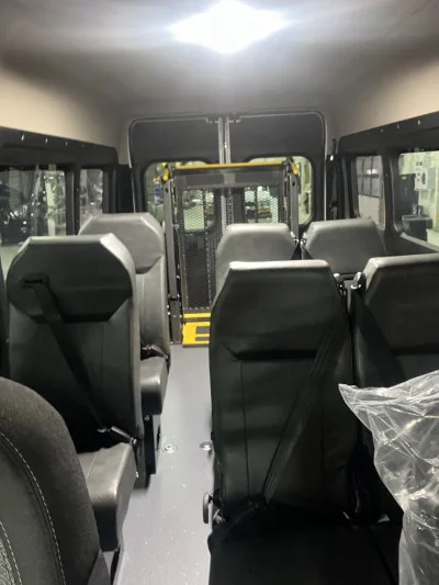 2026 RAM PROMASTER - 8 PASSENGER MOBILITY - BRIGHT WHITE - GRAY SEATING - 2026 RAM PROMASTER MOBILITY - Image 9 of 18