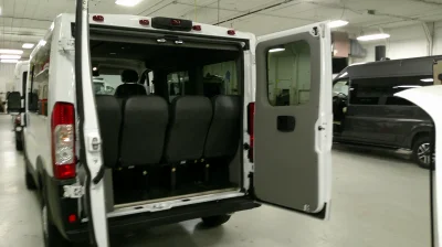2026 RAM PROMASTER SHUTTLE - 10 PASSENGER - BRIGHT WHITE WITH REAR SIDE WINDOWS - 2026 RAM PROMASTER SHUTTLE - Image 11 of 18