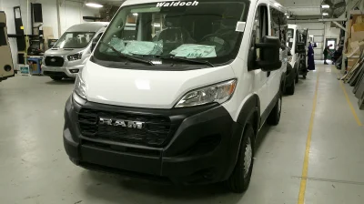 2026 RAM PROMASTER SHUTTLE - 10 PASSENGER - BRIGHT WHITE WITH REAR SIDE WINDOWS - 2026 RAM PROMASTER SHUTTLE - Image 1 of 18
