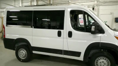 2026 RAM PROMASTER SHUTTLE - 10 PASSENGER - BRIGHT WHITE WITH REAR SIDE WINDOWS - 2026 RAM PROMASTER SHUTTLE - Image 7 of 18