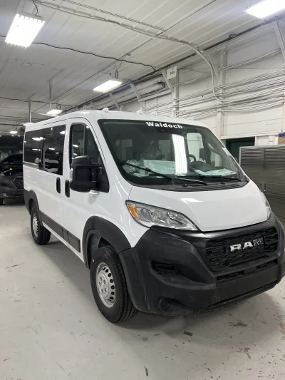 2026 RAM PROMASTER SHUTTLE 10-PASSENGER - BRIGHT WHITE WITH GREY SEATING - 2026 RAM PROMASTER SHUTTLE - Image 1 of 21