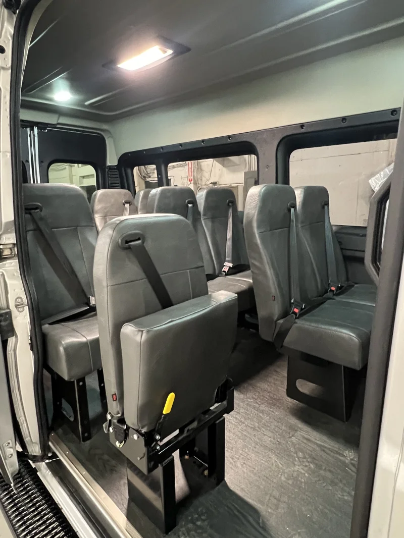 2026 Ram Promaster - 12 Passenger Shuttle - Bright Silver Metallic - Gray Seating by Waldoch Crafts