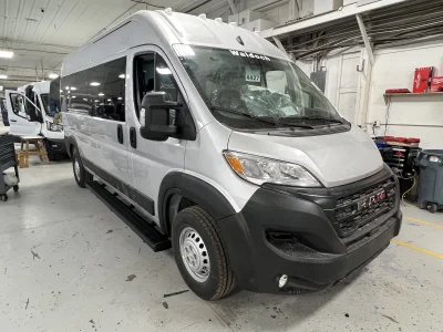 2026 RAM PROMASTER - 12 PASSENGER SHUTTLE - BRIGHT SILVER METALLIC - GRAY SEATING - 2026 RAM PROMASTER SHUTTLE - Image 1 of 19