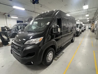 2026 RAM PROMASTER - 12 PASSENGER SHUTTLE - BLACK - GRAY SEATING - 2026 RAM PROMASTER SHUTTLE - Image 1 of 18