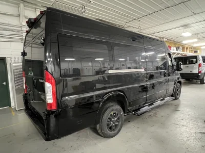 2026 RAM PROMASTER - 12 PASSENGER SHUTTLE - DIAMOND BLACK - BLACK ELEGANZA SEATING - 2026 RAM PROMASTER SHUTTLE - Image 9 of 17