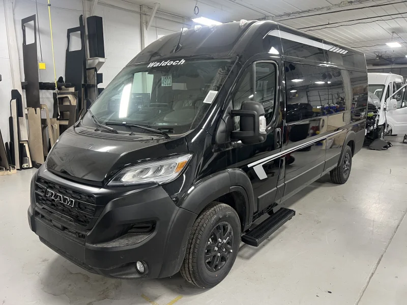 2026 Ram Promaster 159'' 9 Passenger - Rental Package - Black (PX8) - Roanoke Medium Graphite by Waldoch Crafts