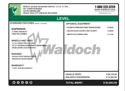2026 RAM BIG HORN 1500 - LEVEL PACKAGE - CANYON LAKE (PJ7) - 2026 RAM RAM 1500 LEVEL - Image 19 of 19